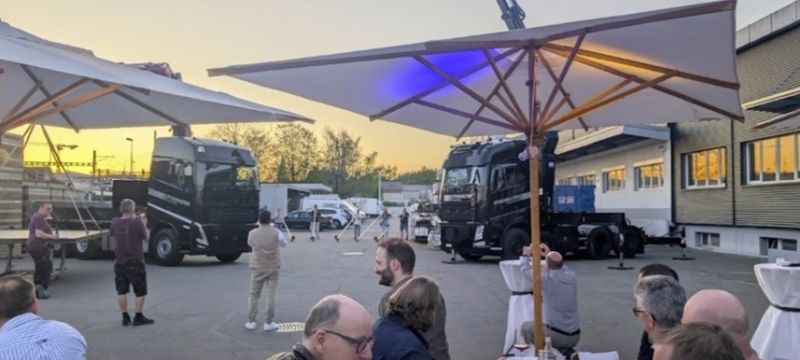 Firmenbesuch bei India Zelt & Event AG